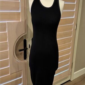 James Perse racerback black dress xs